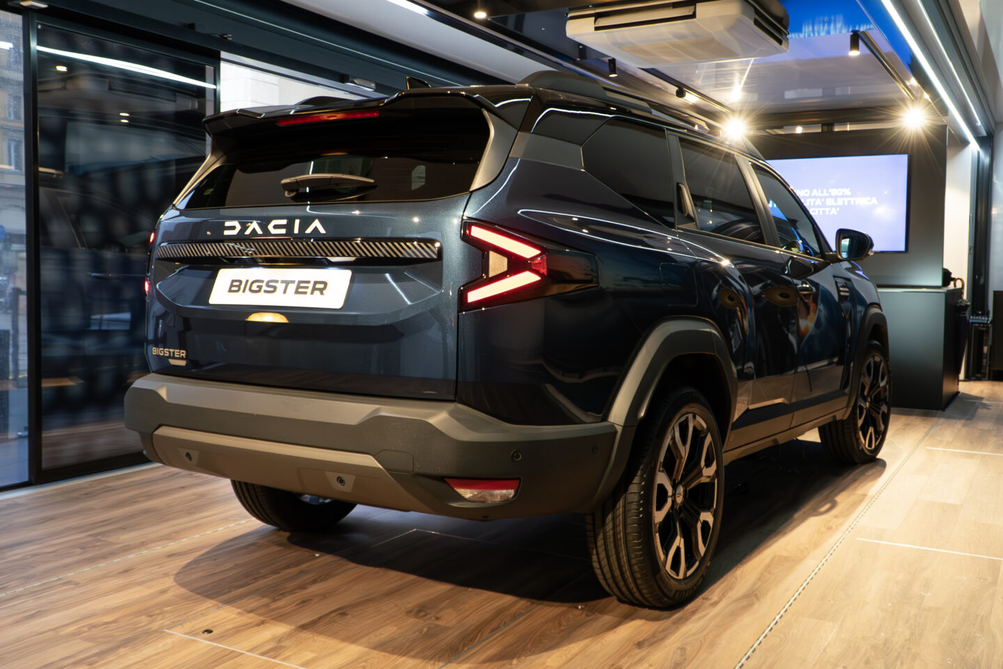 Dettaglio posteriore della Dacia Bigster