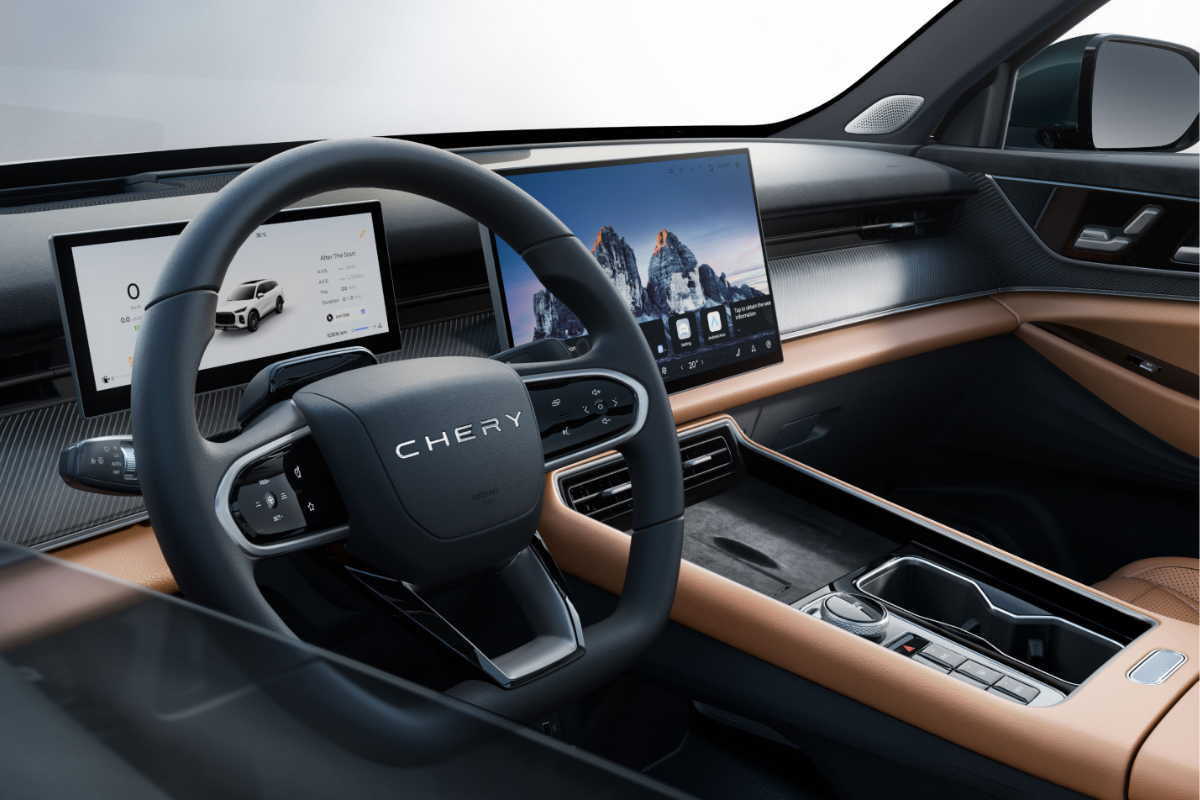 auto chery, interni